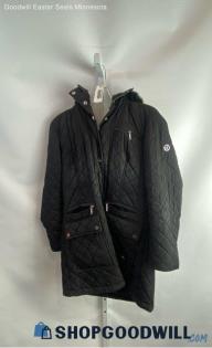 Michael Kors Women's Black Quilted Polyester Jacket - Sz M