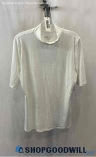 NWT Torrid Women's White Ribbed Mock Neck Top - Sz 2X