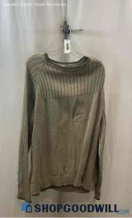 Columbia Men's Tan Ribbed Sweater - Sz XXL