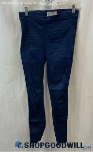 Free People Women's Blue Cotton Leggings - Sz 26