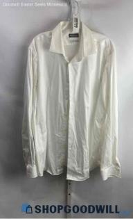 Michael Kors Men's White Dress Shirt - Sz XXL