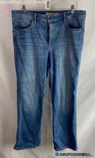 Athleta Women's Weathered Blue Straight Leg Jeans - Sz 16