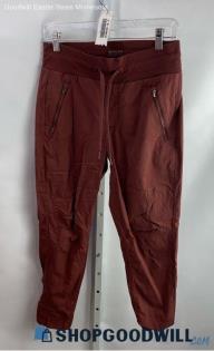 Athleta Women's Red Ankle Drawstring Pants - Sz 4