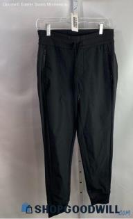 Athleta Women's Black Pull On Hybrid Tech Ankle Jogger - Sz 6