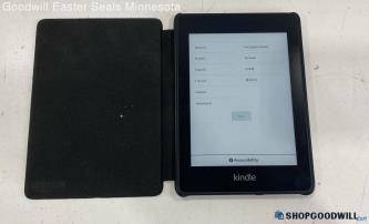 Amazon kindle paperwhite 10th gen 32GB EBOOK Reader w/case PQ94WIF -Tested