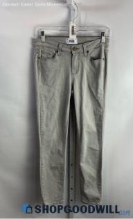 Paige Women's Gray Skinny Jeans - Sz 28