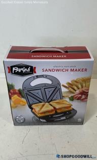 Parini Cookware Electric Non Stick Sandwich Maker NIB