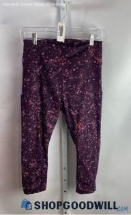 Athleta Women's Purple Cropped Leggings - Sz M