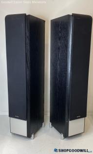 Pair Of Infinity Primus #P252 Black Floor Speakers - Tested Works Pickup Only