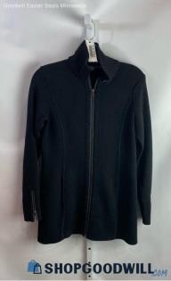 Athleta Women's Black Full Zip Sweater - Sz S