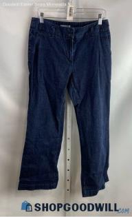 Chico's Women's Dark Blue Straight Leg Jean - Sz 10