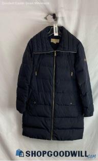 Michael Kors Women's Dark Navy Down Jacket - Sz S