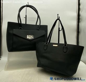 Lot Of 2 Kate Spade Black Totes & Shoppers Womens Saffiano Leather