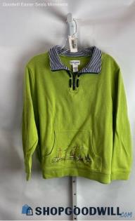 Breckenridge Women's Lime Green Pullover Sweater - Sz 1X