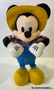 Disney/Just Play Singing Dancing Old McDonald Mickey Mouse Plush #30501 *Pwrs On