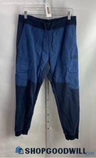 The North Face Men's Navy Tech Cargo Pocket Panel Joggers - Sz M