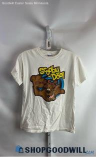 Scooby Doo Men's White Graphic Print T-Shirt - Sz S