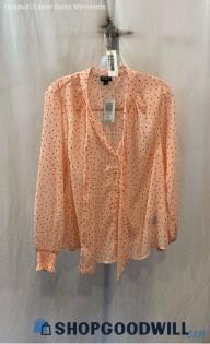 NWT Torrid Women's Blush Pink Button Up Shirt - Sz 10