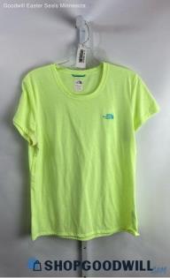 The North Face Women's Lime Green Sheer Lightweight Active T-Shirt - Sz XL