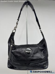 Coach Black Hobo Shoulder Bag Womens Patent Leather Handbag/Purse