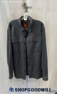 Patagonia Men's Dark Gray Button Up Shirt - Sz XL