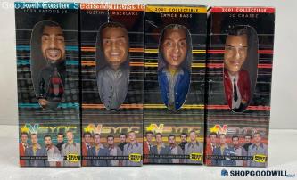 4 NSYNC Best Buy 2001 Bobbleheads IOP W/Cards Missing Chris