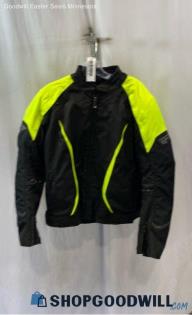 FLY Men's Black/Neon Yellow Racer Jacket - Sz L