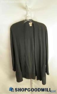 Chico's Women's Black Open Cardigan - Sz M