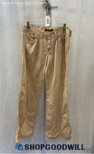 Anthropologie Women's Peach Flare Pants - Sz 6