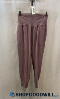 Athleta Women's Dusty Pink High-Waisted Pull On Pocketed Ankle Jogger - Sz PXS