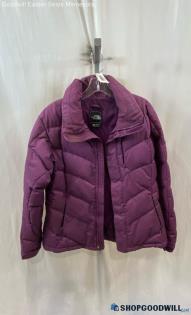 The North Face Women's Purple Down Jacket - Sz L