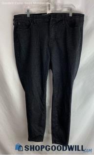 Torrid Women's Black Shimmer Skinny Jean - Sz 20