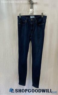 Paige Women's Dark Wash Blue Skinny Jeans - Sz 27