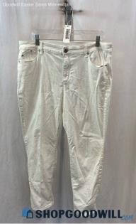 Chico's Women's White Pull-On Skinny Jeggings - Sz 14P