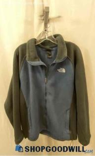 The North Face Men's Navy/Black Fleece Jacket - Sz L