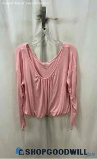 Anthropologie Women's Pink Sweatshirt - Sz M