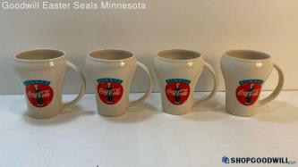 4pc Vintage 90's Mcdonalds & Coca Cola Coffee Mugs