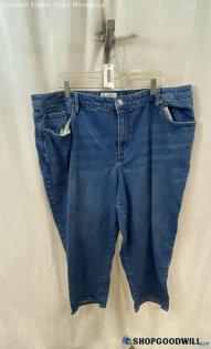 Lane Bryant Women's Blue Wash Straight Leg Jean - Sz 22