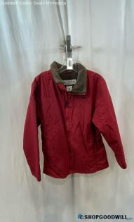 Columbia Women's Red Fleece Lined Jacket - Sz M