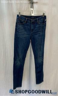 Lucky Brand Women's Dark Wash Blue Skinny Jeans - Sz 2