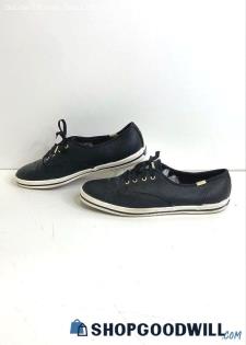 Kate Spade x Keds Women's Black Satin Sneaker Casual Shoes SZ 9.5