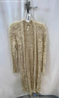 Free People Women's Tan Open Soft Cardigan - Sz S