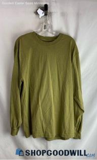 Carhartt Men's Green LS Shirt - Sz L