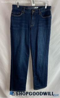 Carhartt Women's Dark Wash Blue Loose Straight Jeans - Sz 6S