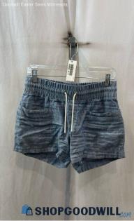 Athleta Women's Blue Denim Short - Sz 0