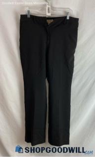 Michael Kors Women's Black Straight Leg Dress Pant - Sz P12