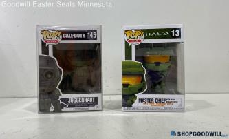 Funko Pop Video Games, "Halo" & " Call Of Duty" Lot Of 2 Figurines