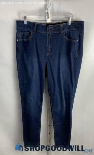 Venezia Women's Blue Wash Skinny Ankle Jean - Sz 18