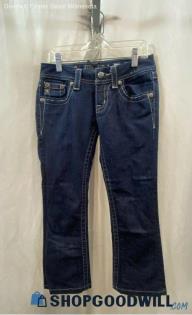 Miss Me Women's Dark Blue Boot Cut Ankle Jeans - Sz 25