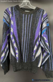 Nuovo Industrale Men's Acrylic/Wool Blend LS sweater - Sz L